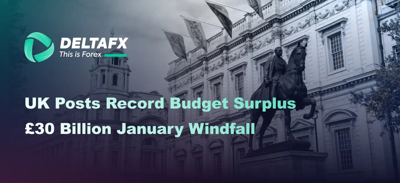 UK Posts Record Budget Surplus