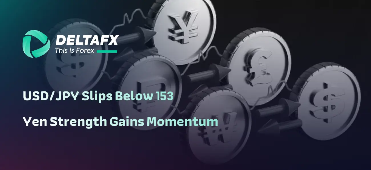 USD/JPY Slips Below 153
